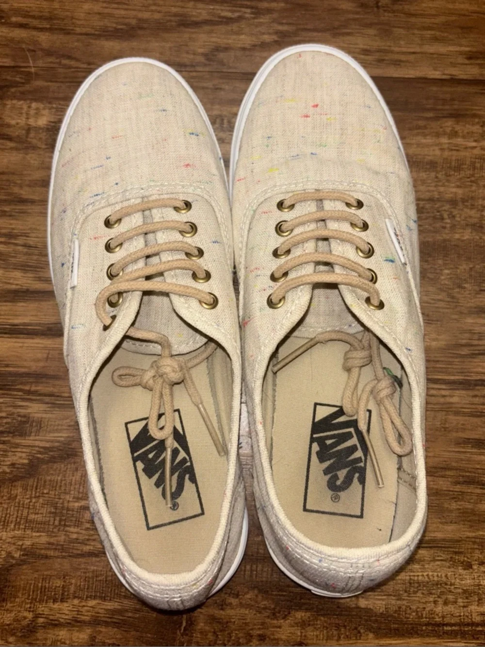 Vans Sneakers Size 7 Beige